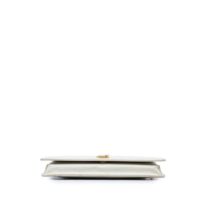 Saint Laurent Étui téléphone Cassandre Blanc – vue 3 – GABY PARIS