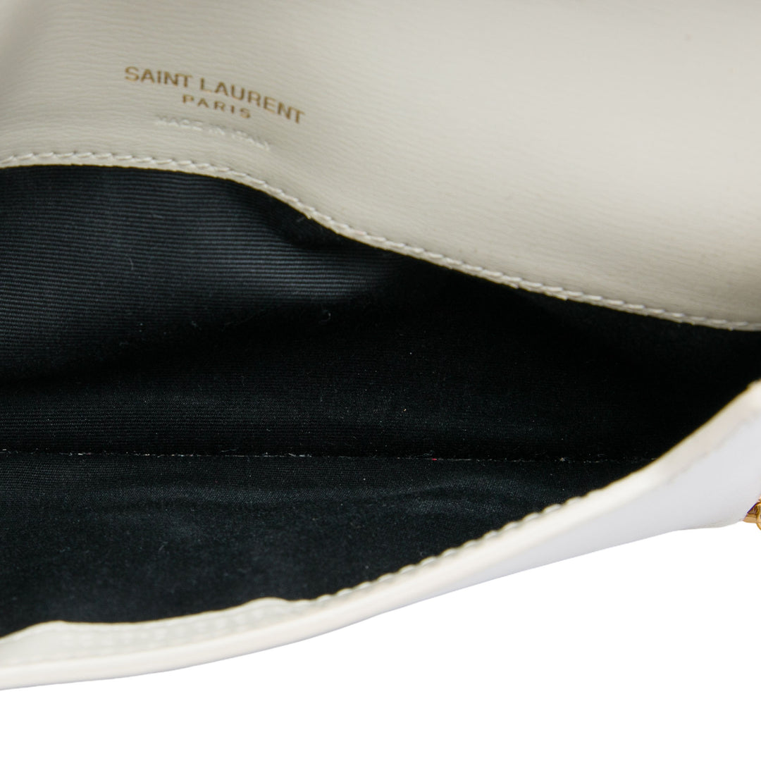Saint Laurent Étui téléphone Cassandre Blanc – vue 4 – GABY PARIS