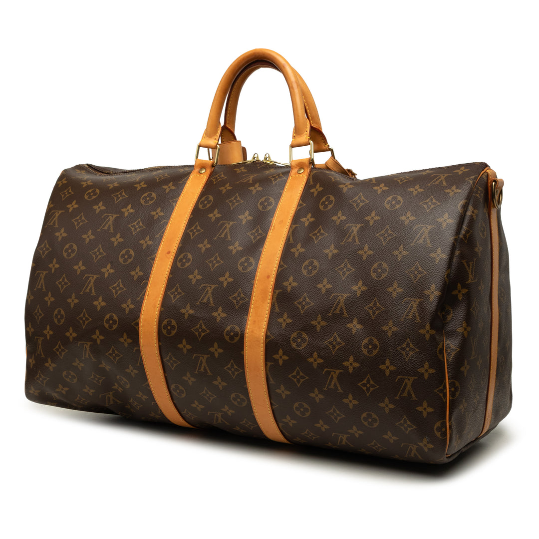Keepall Bandouliere 55 Monogram Marron