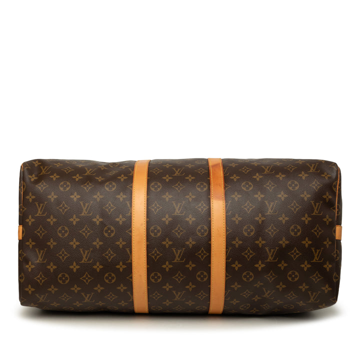 Keepall Bandouliere 55 Monogram Marron