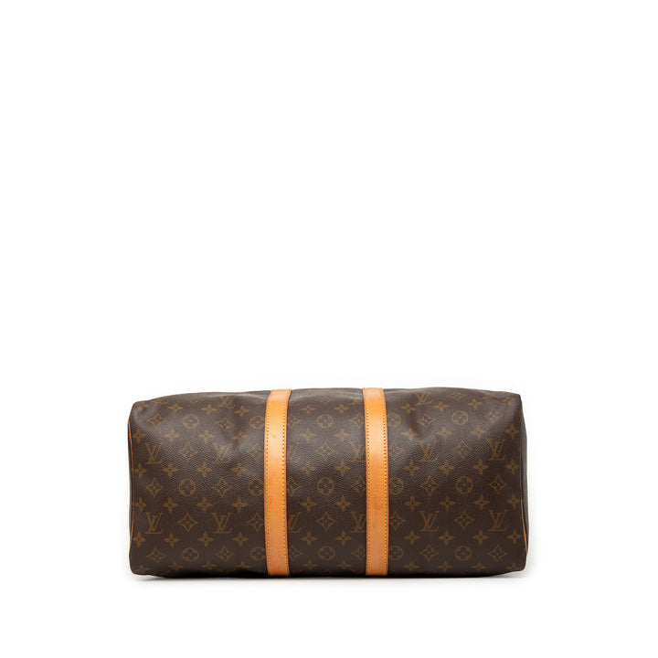 Louis Vuitton Keepall 45 Monogram Marron – vue 3 – GABY PARIS