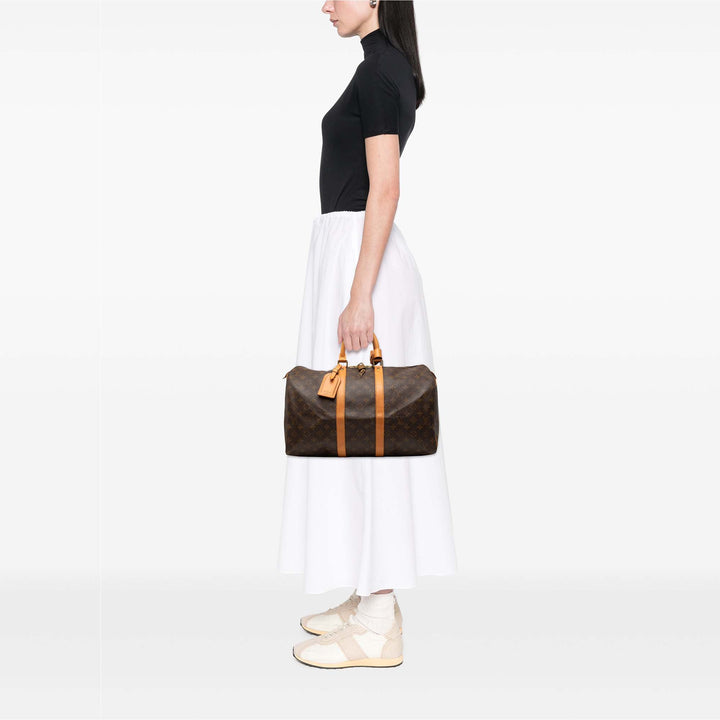 Louis Vuitton Keepall 45 Monogram Marron – vue 7 – GABY PARIS