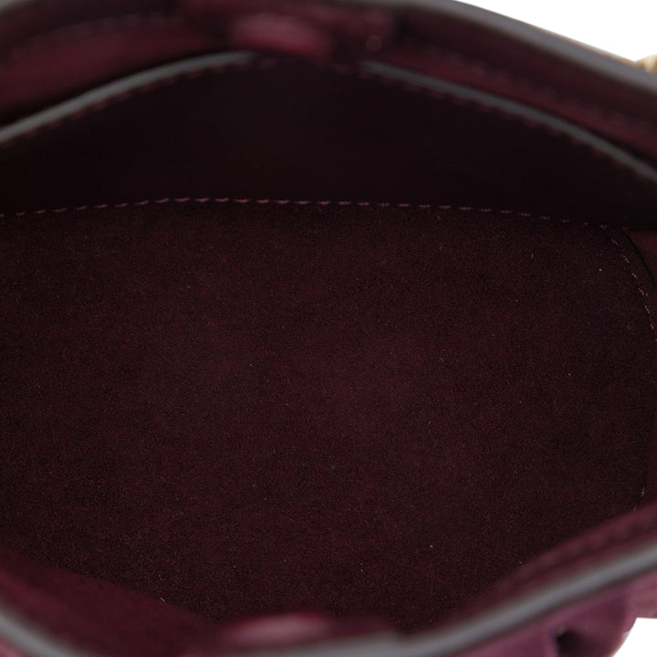 Burberry Sac seau Mega Check et Fringe Marron – vue 4 – GABY PARIS