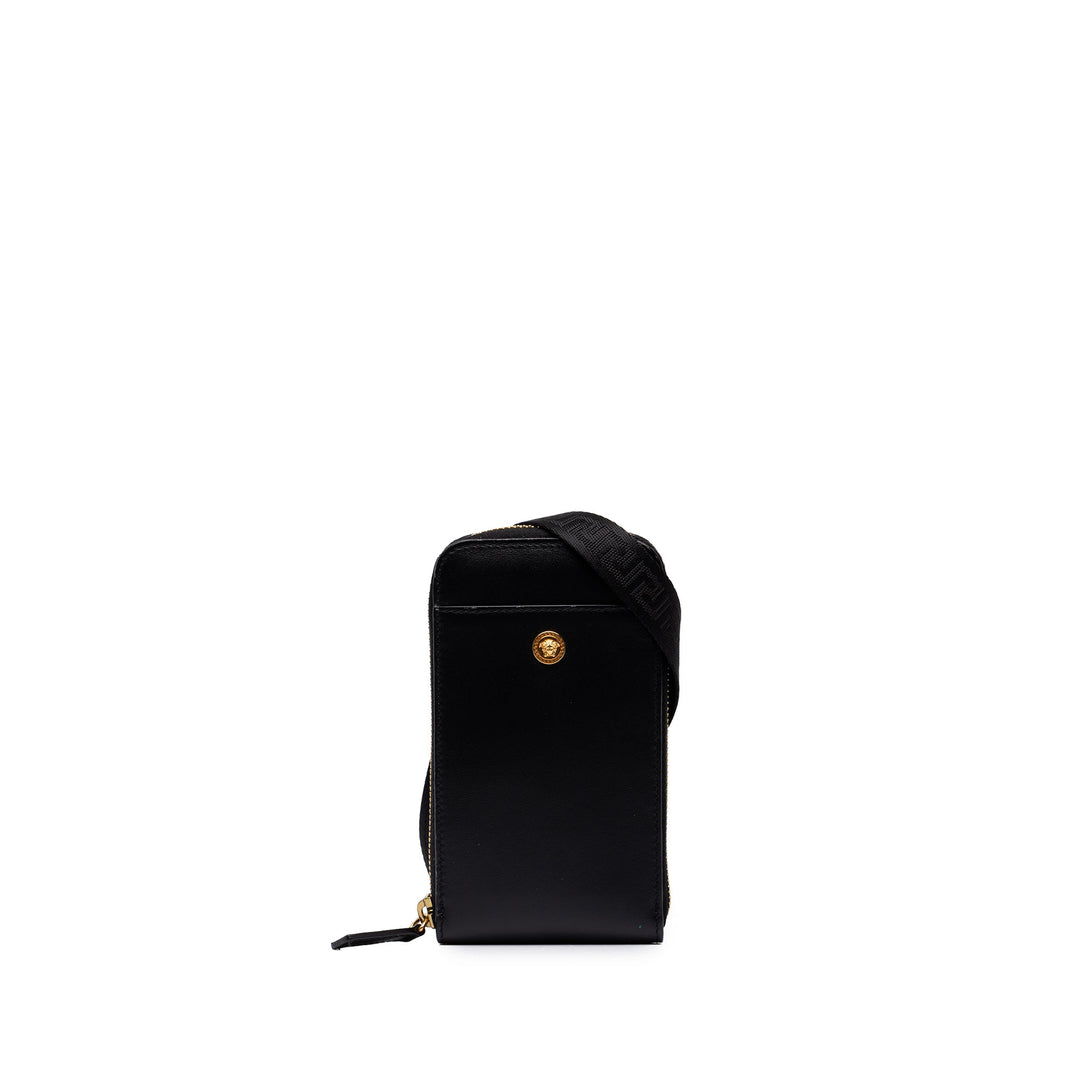 Versace Pochette Medusa Phone Noir – vue principale – GABY PARIS