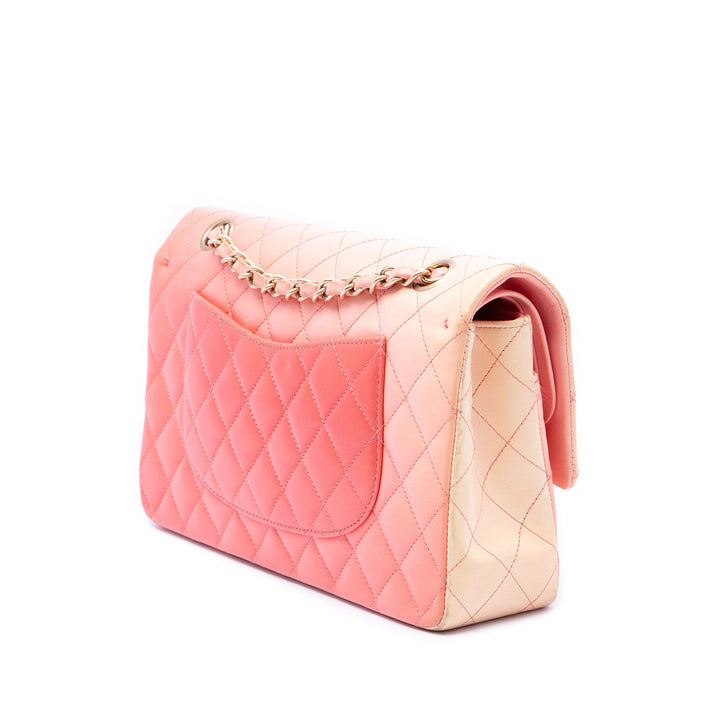 Classic Ombre Double rabat Moyen Cuir d'agneau Rose