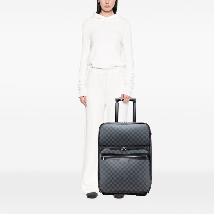 Damier Graphite Pegase Business Luggage 55 Black - Gaby Paris