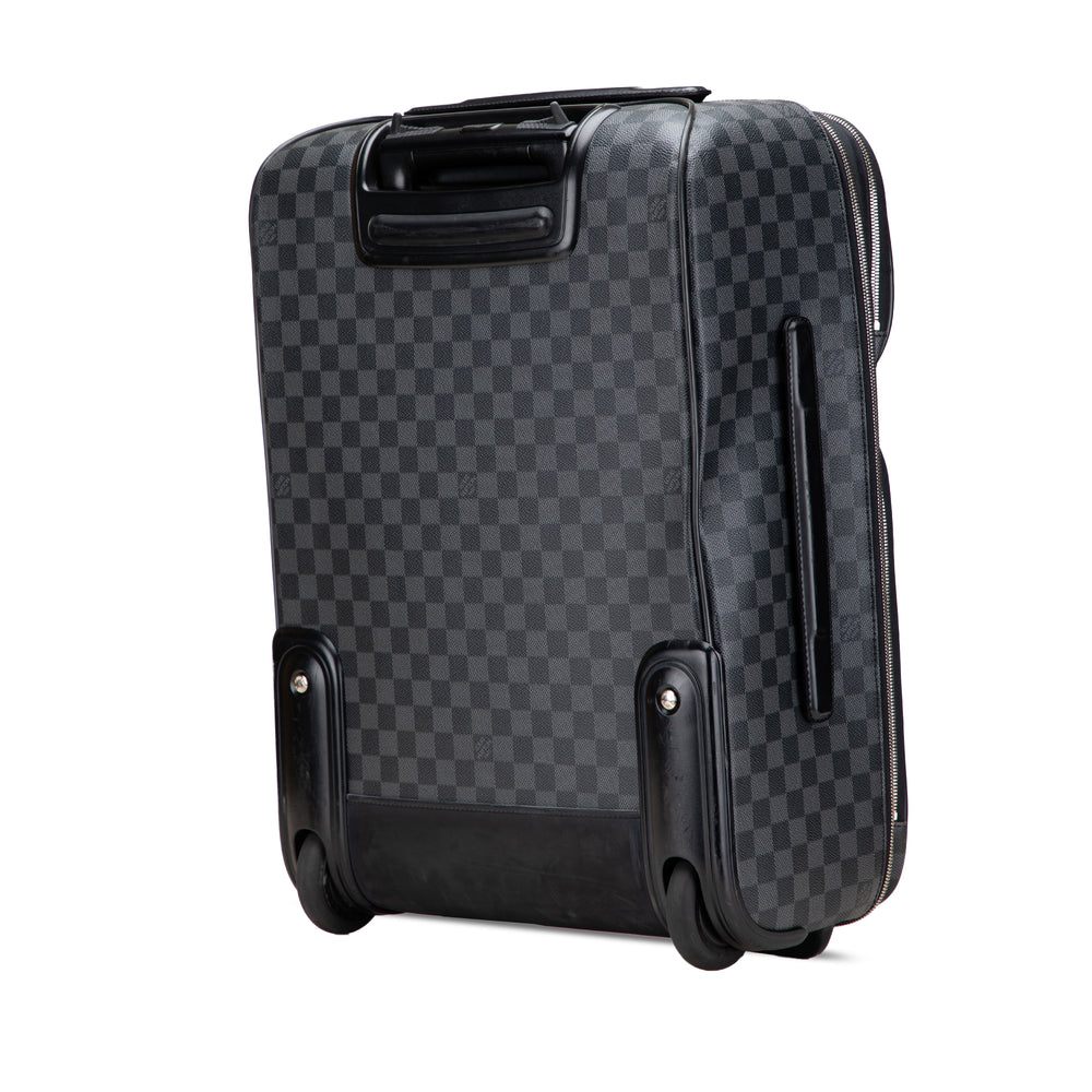 Damier Graphite Pegase Business Luggage 55 Black - Gaby Paris