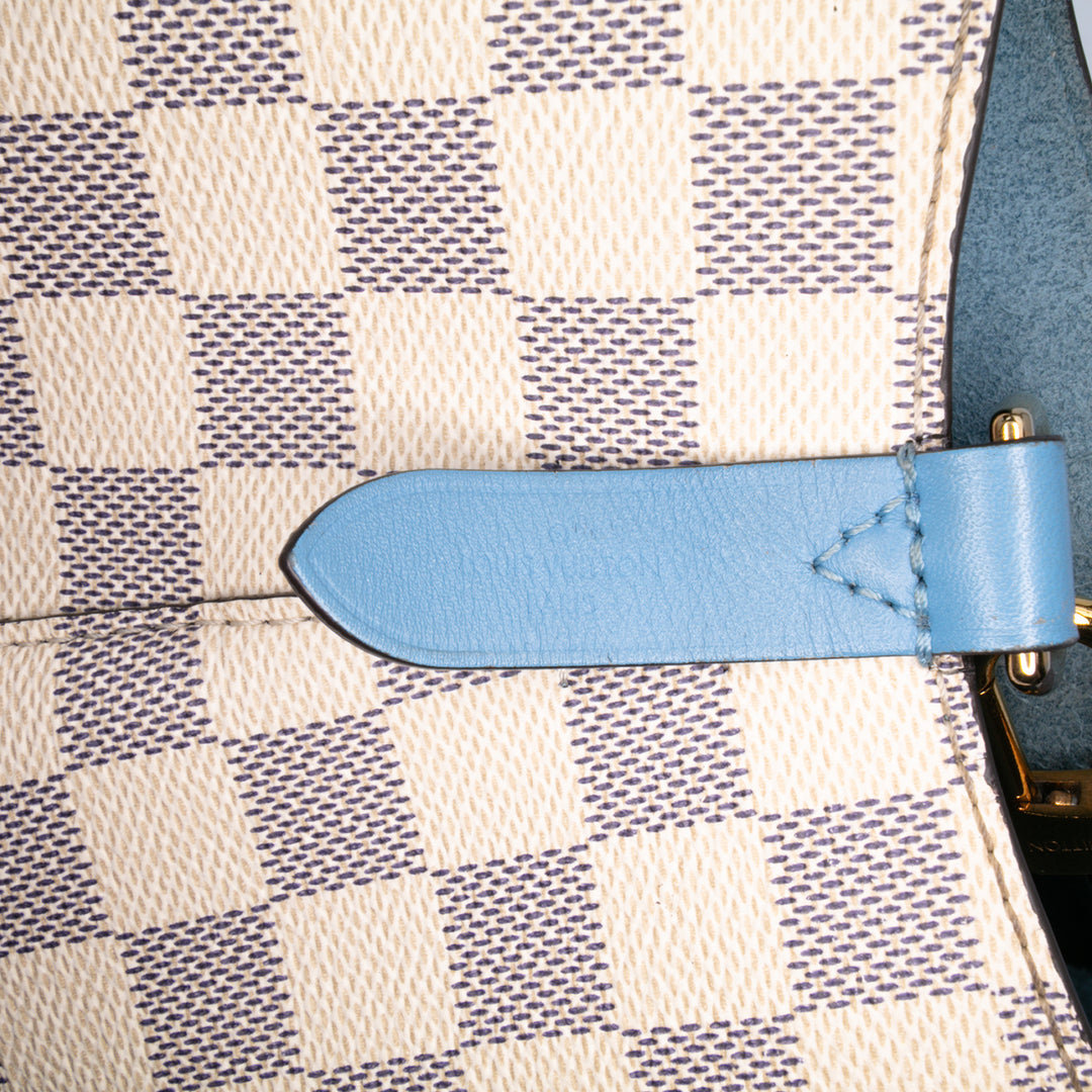 Damier Azur Neonoe MM White - Gaby Paris
