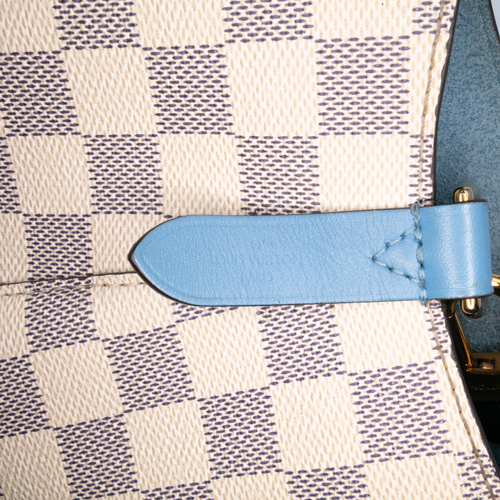 Damier Azur Neonoe MM White - Gaby Paris