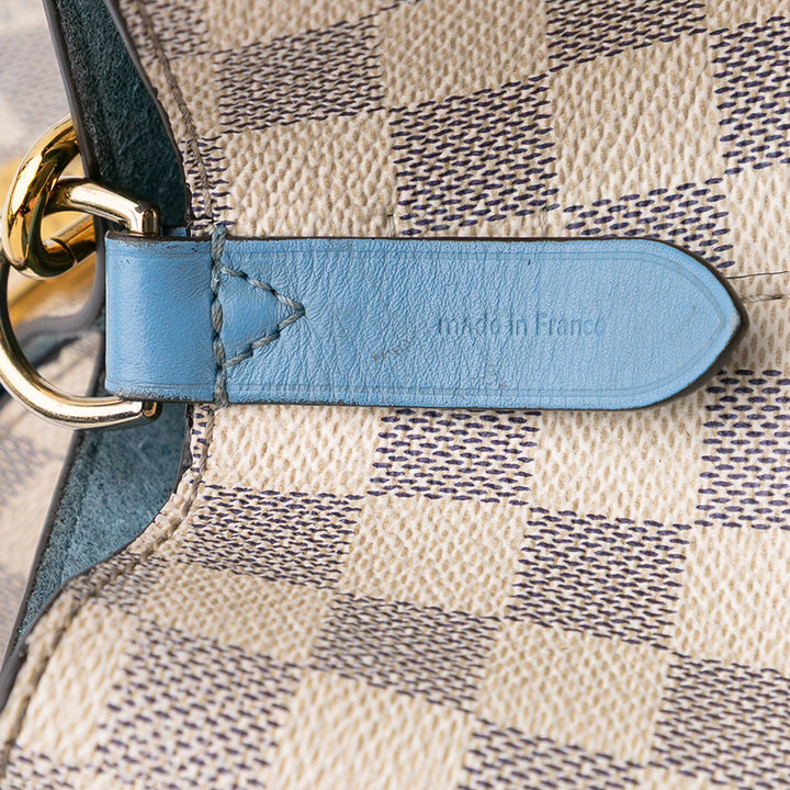 Damier Azur Neonoe MM White - Gaby Paris