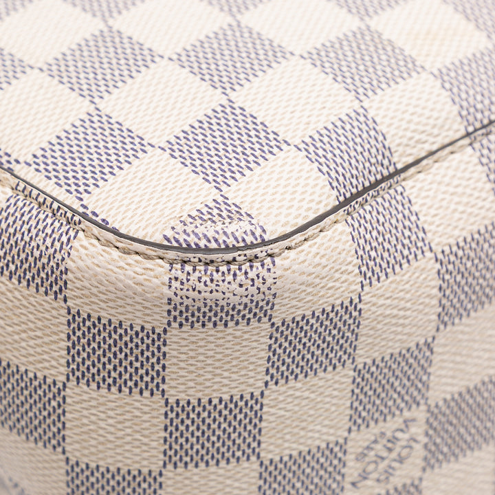 Damier Azur Neonoe MM White - Gaby Paris