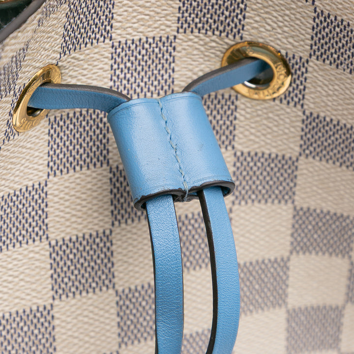 Damier Azur Neonoe MM White - Gaby Paris
