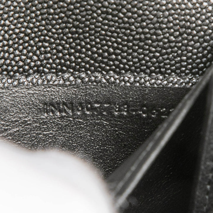 Saint Laurent Grain De Poudre Uptown Chain Portefeuille