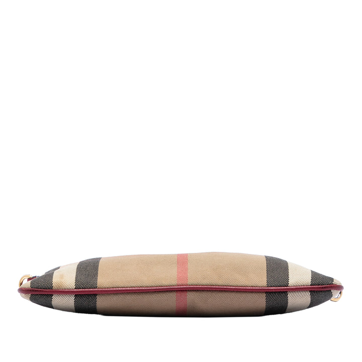 Burberry Sac bandoulière House Check Derby Peyton Marron – vue 3 – GABY PARIS