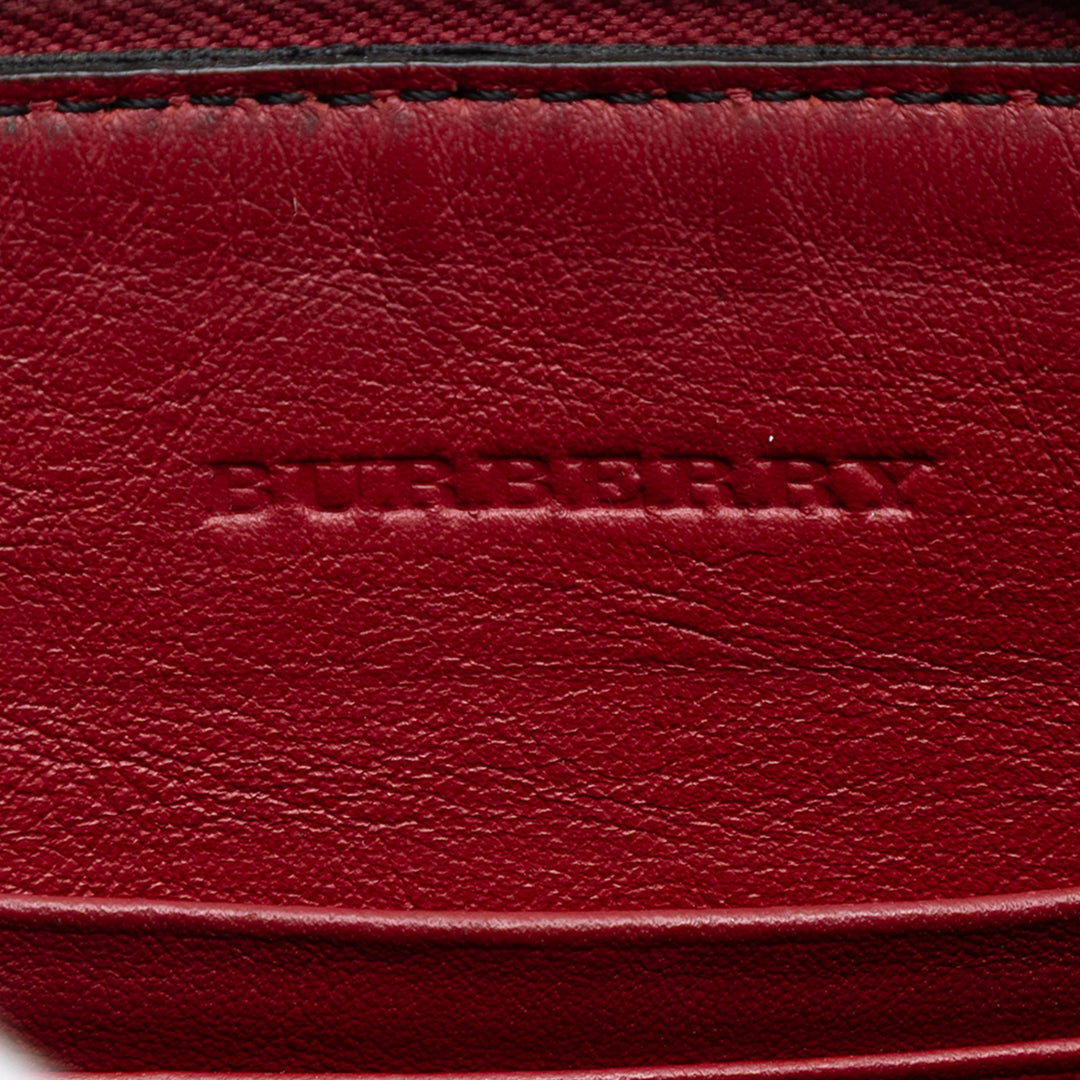 Burberry Sac bandoulière House Check Derby Peyton Marron – vue 5 – GABY PARIS