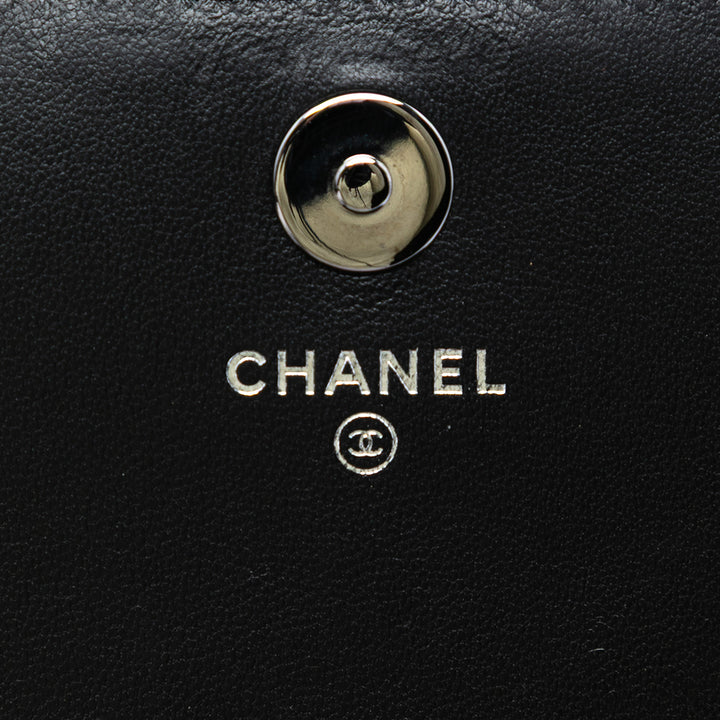 Chanel Matelassé Cuir d’agneau Boy Wallet on Chain
