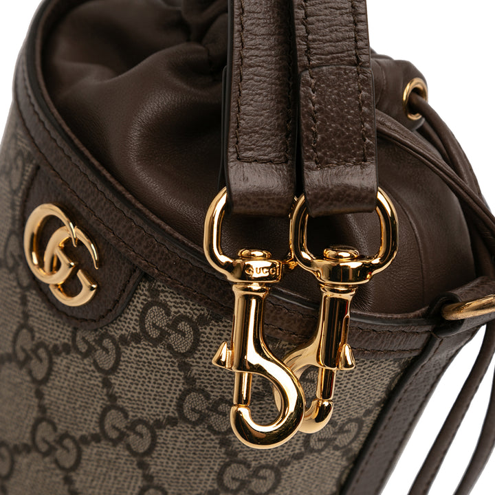 Gucci Mini GG Supreme Ophidia Bucket Sac