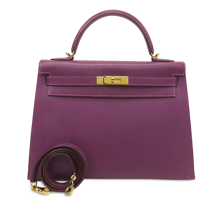 Epsom Kelly II Sellier 32 Purple - Gaby Paris