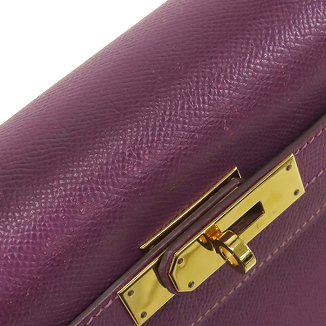 Epsom Kelly II Sellier 32 Purple - Gaby Paris