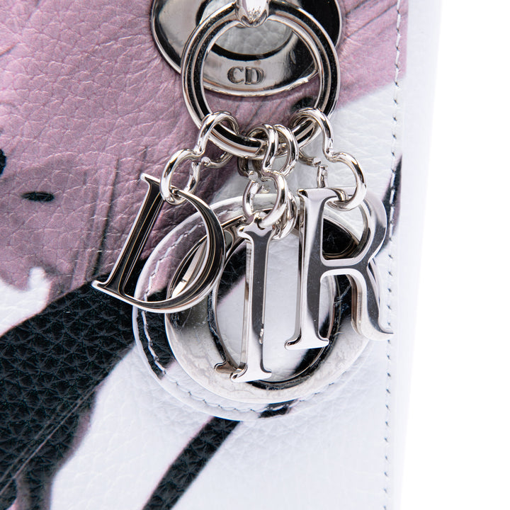 Dior Deerskin Imprimé Lady Dior Mini Blanc – vue 5 – GABY PARIS
