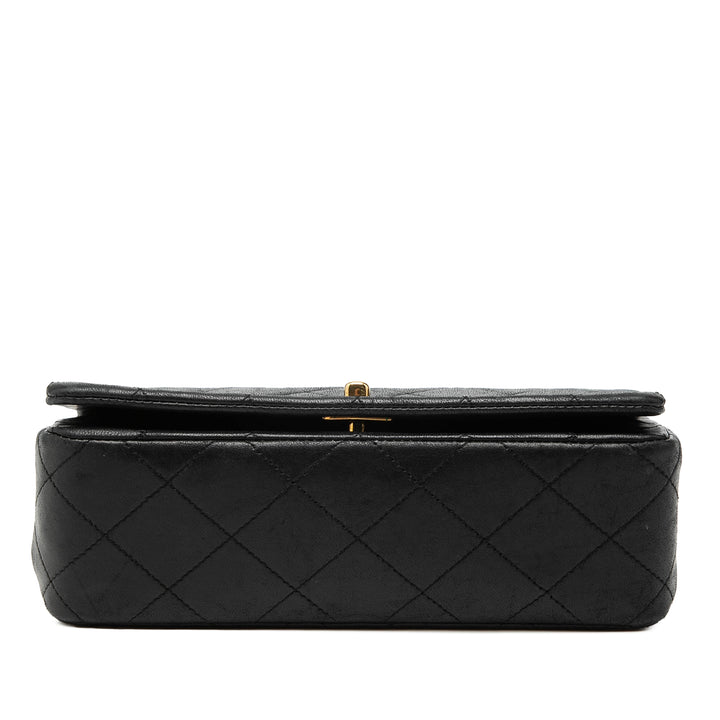Chanel Mini CC Matelassé Cuir d’agneau Rabat intégral