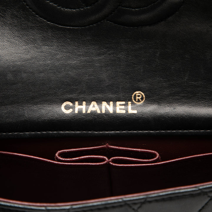 Chanel Mini CC Matelassé Cuir d’agneau Rabat intégral