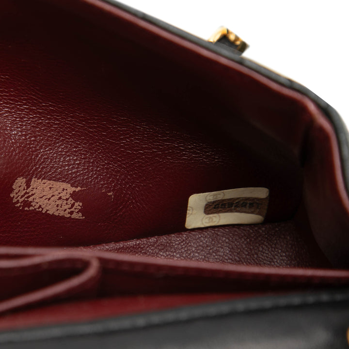 Chanel Mini CC Matelassé Cuir d’agneau Rabat intégral