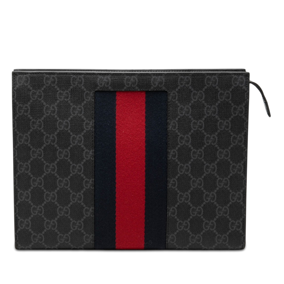 Gucci GG Supreme Web Pochette