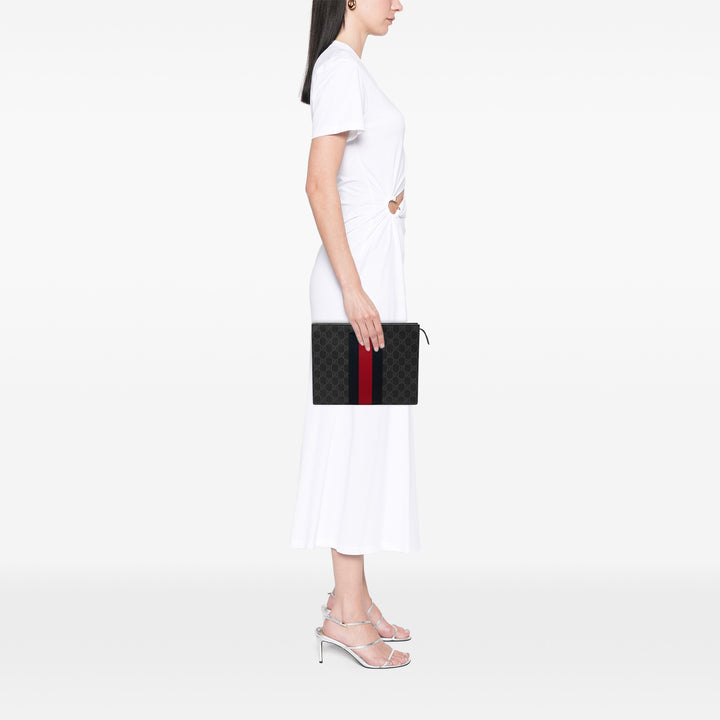 Gucci GG Supreme Web Pochette