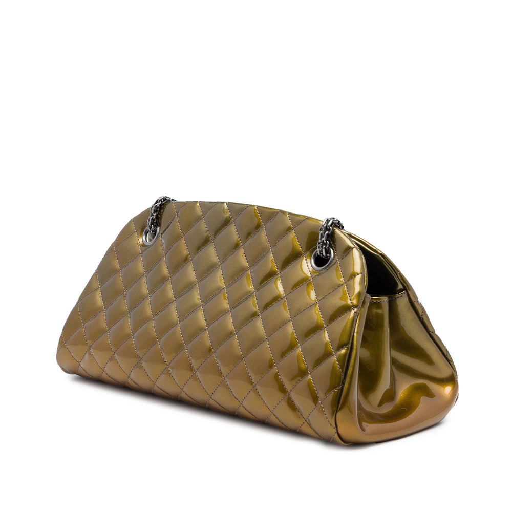 Chanel Ombre Just Mademoiselle Sac bowling Moyen Doré – vue 2 – GABY PARIS