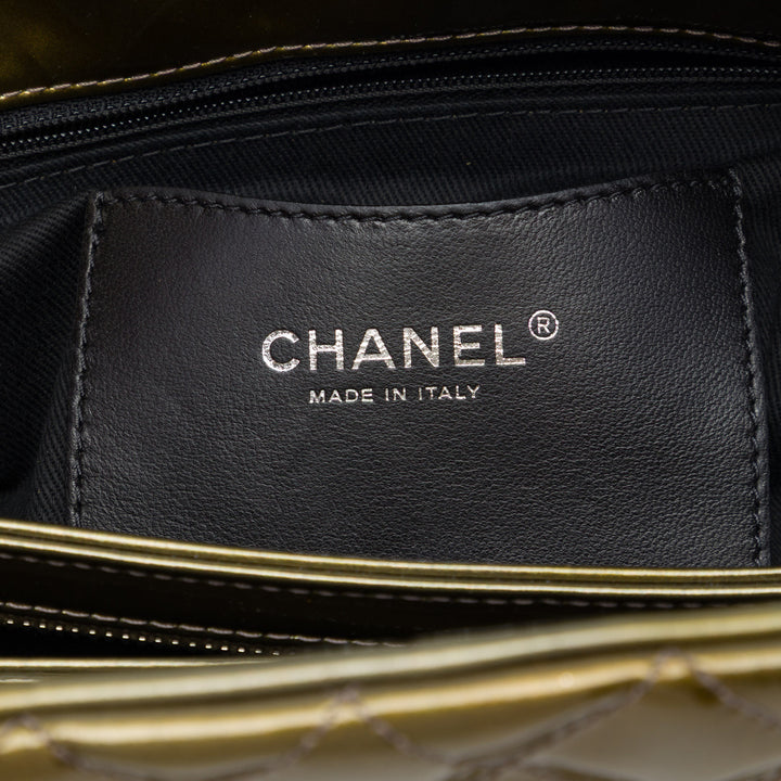 Chanel Ombre Just Mademoiselle Sac bowling Moyen Doré – vue 5 – GABY PARIS