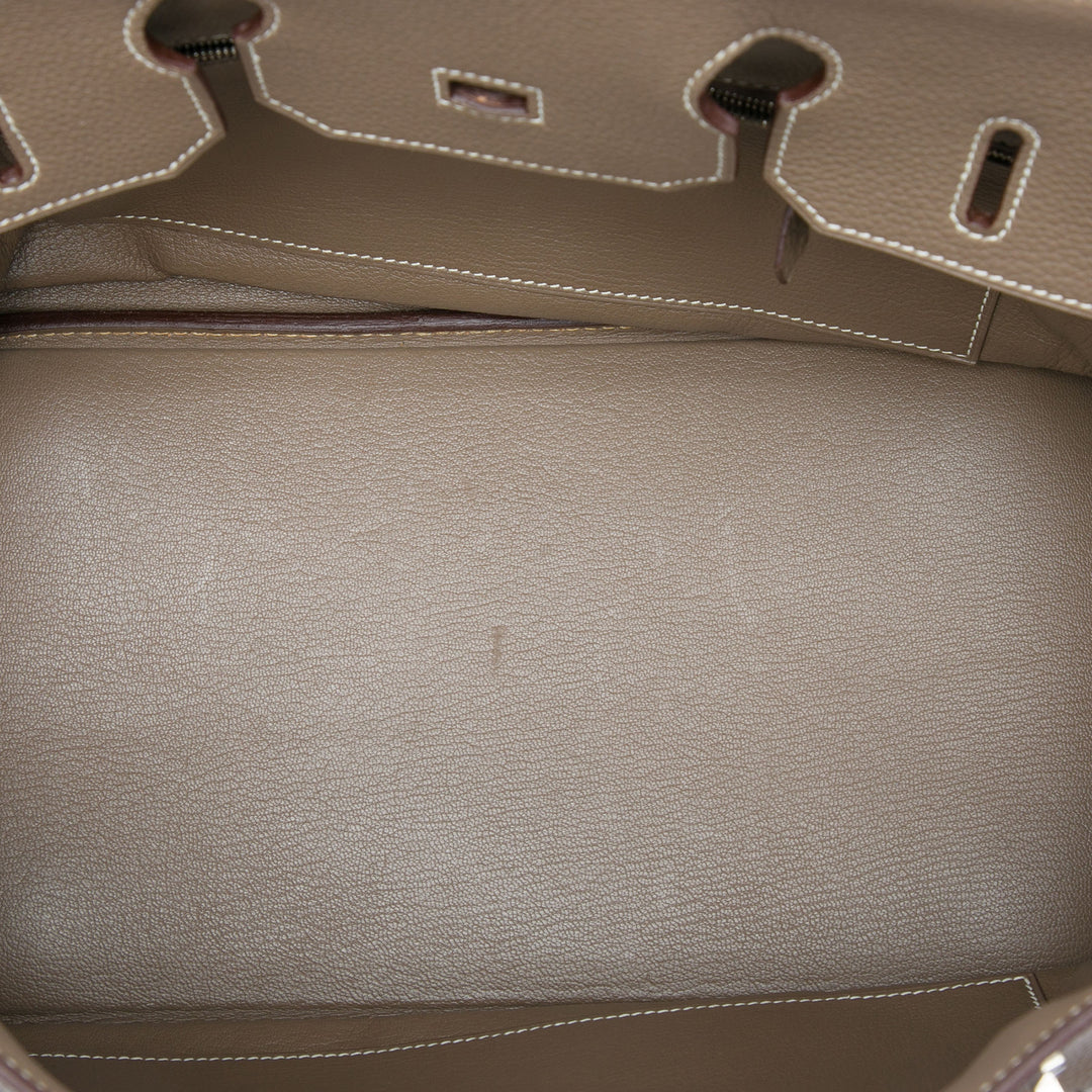 Hermès Clemence Birkin Retourne 35