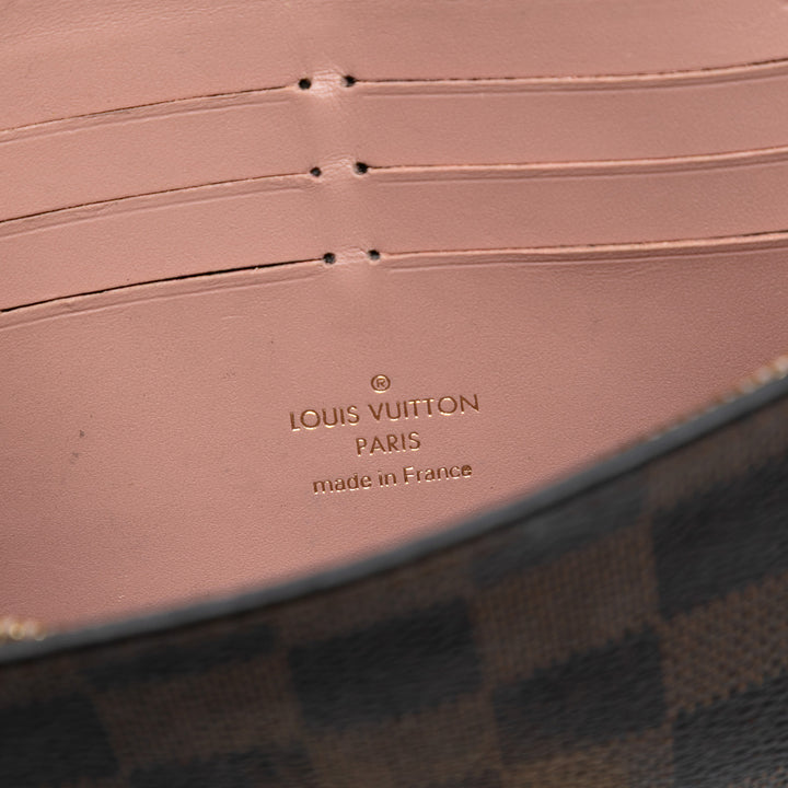Louis Vuitton Damier Ebene Croisette Chain Portefeuille