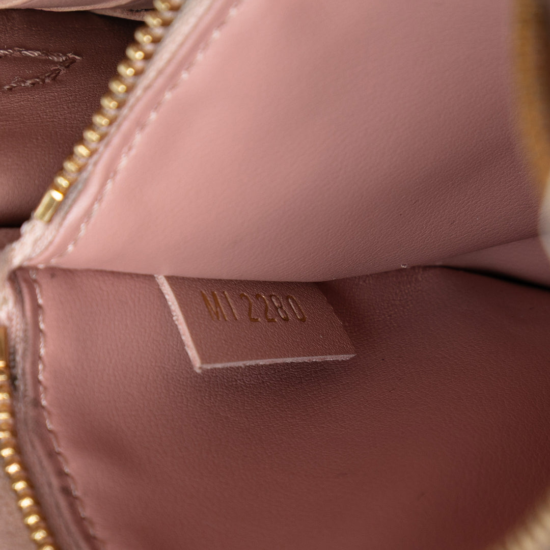 Louis Vuitton Damier Ebene Croisette Chain Portefeuille