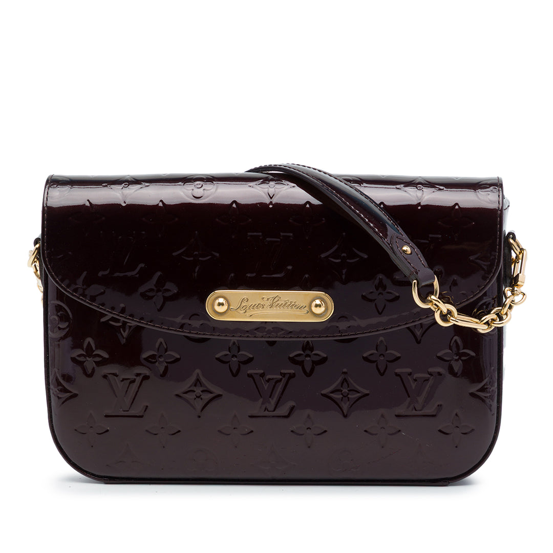 Louis Vuitton Rodeo Drive Cuir verni Monogram Violet – vue principale – GABY PARIS