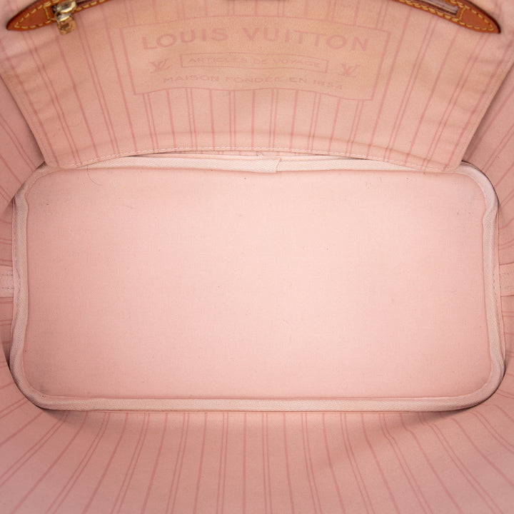 Louis Vuitton Neverfull MM Damier Azur Blanc – vue 4 – GABY PARIS