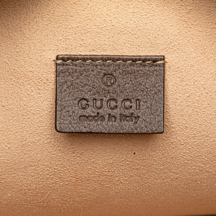 GG Supreme Web Ophidia Clutch Brown - Gaby Paris