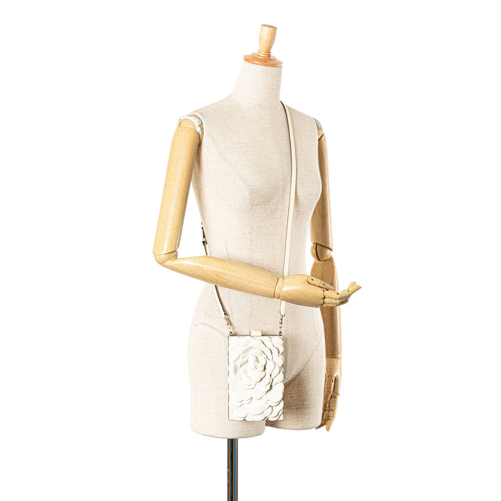 Nappa Atelier 03 Rose Edition Messenger Bag White - Gaby Paris