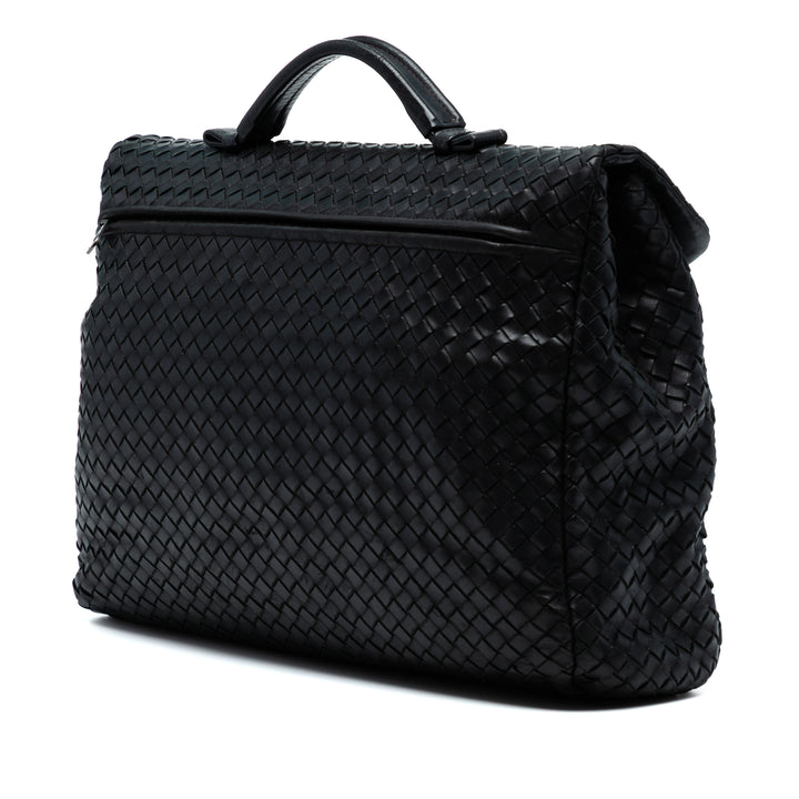 Bottega Veneta Nappa Intrecciato Porte-documents Noir – GABY PARIS Authentique