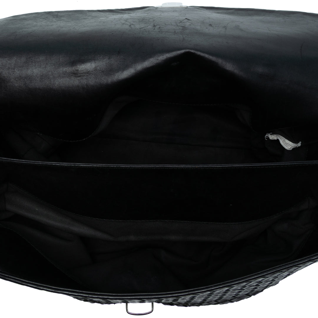 Bottega Veneta Nappa Intrecciato Porte-documents Noir – GABY PARIS Authentique