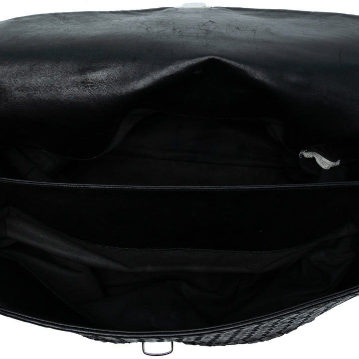 Bottega Veneta Nappa Intrecciato Porte-documents Noir – GABY PARIS Authentique
