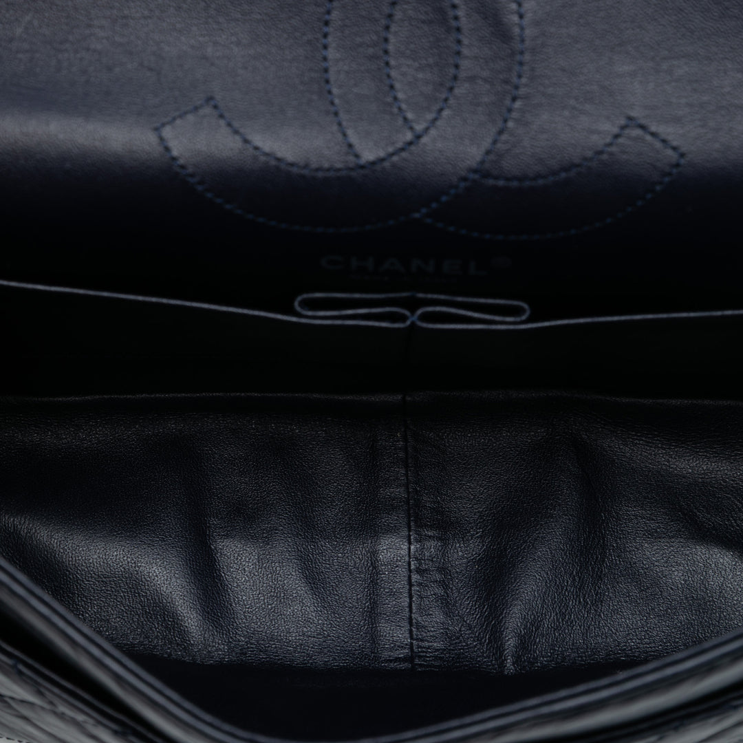 Chanel Matelassé vieilli Cuir de veau Reissue 2.55 Double rabat 226