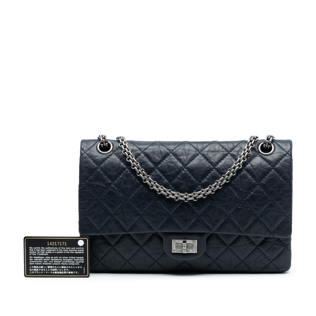 Chanel Matelassé vieilli Cuir de veau Reissue 2.55 Double rabat 226