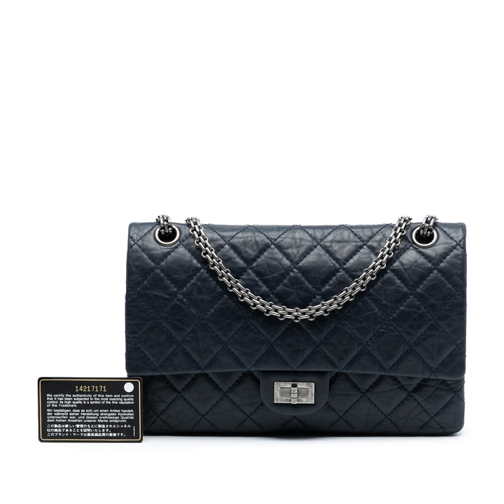 Chanel Matelassé vieilli Cuir de veau Reissue 2.55 Double rabat 226