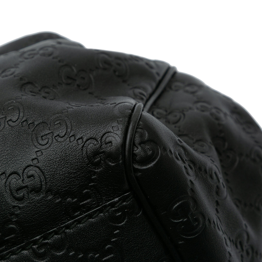 Medium Guccissima Sukey Tote Black - Gaby Paris