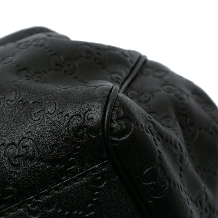 Medium Guccissima Sukey Tote Black - Gaby Paris