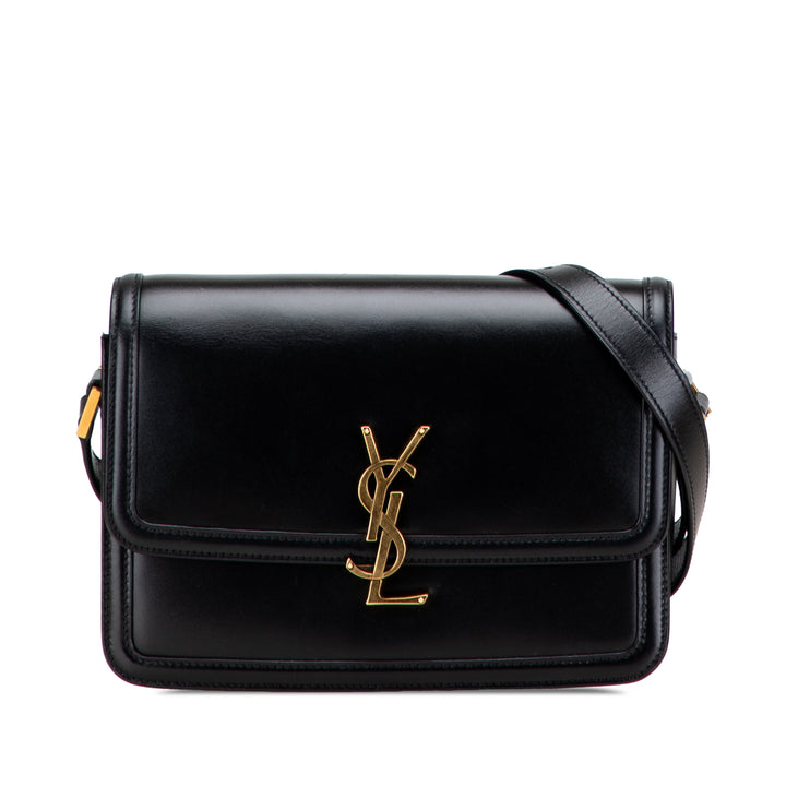 Saint Laurent Medium Cuir de veau Solferino Sac cartable In Boîte
