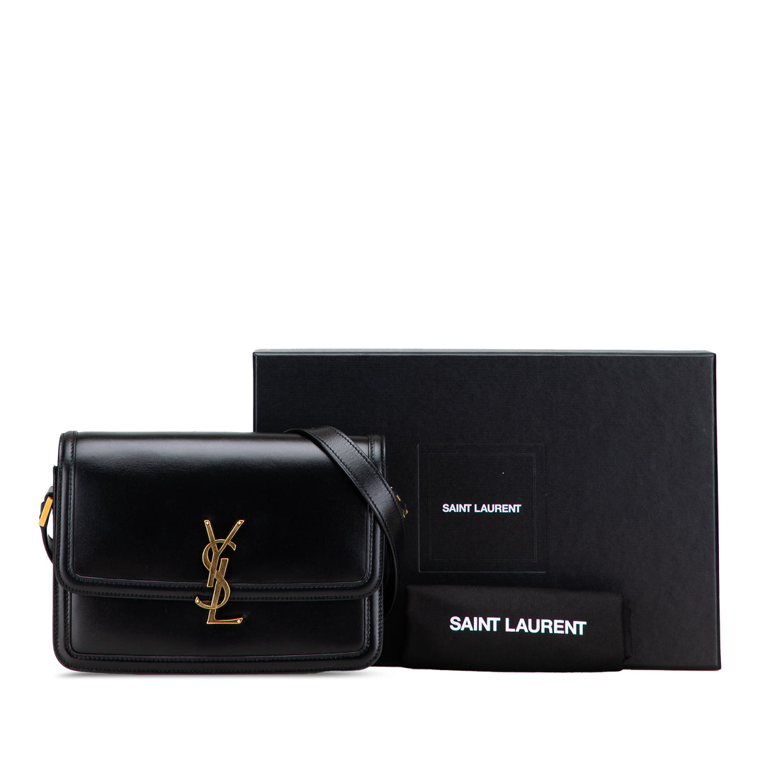 Saint Laurent Medium Cuir de veau Solferino Sac cartable In Boîte