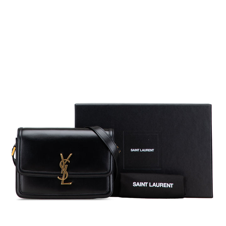 Saint Laurent Medium Cuir de veau Solferino Sac cartable In Boîte