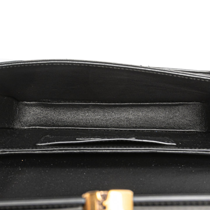 Saint Laurent Medium Cuir de veau Solferino Sac cartable In Boîte